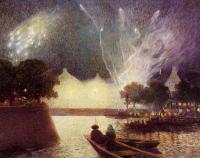 Ferdinand Loyen Du Puigaudeau - Fireworks over the Port